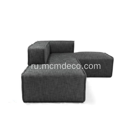 Quadra Carbon Grey Правый секционный диван
